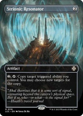 MTG English Strionic Resonator (Borderless) NM Foil