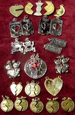  36 BEST FRIENDS OR FRIENDSHIP METAL NOVELTY JEWELRY NECKLACE PENDANT CHARMS