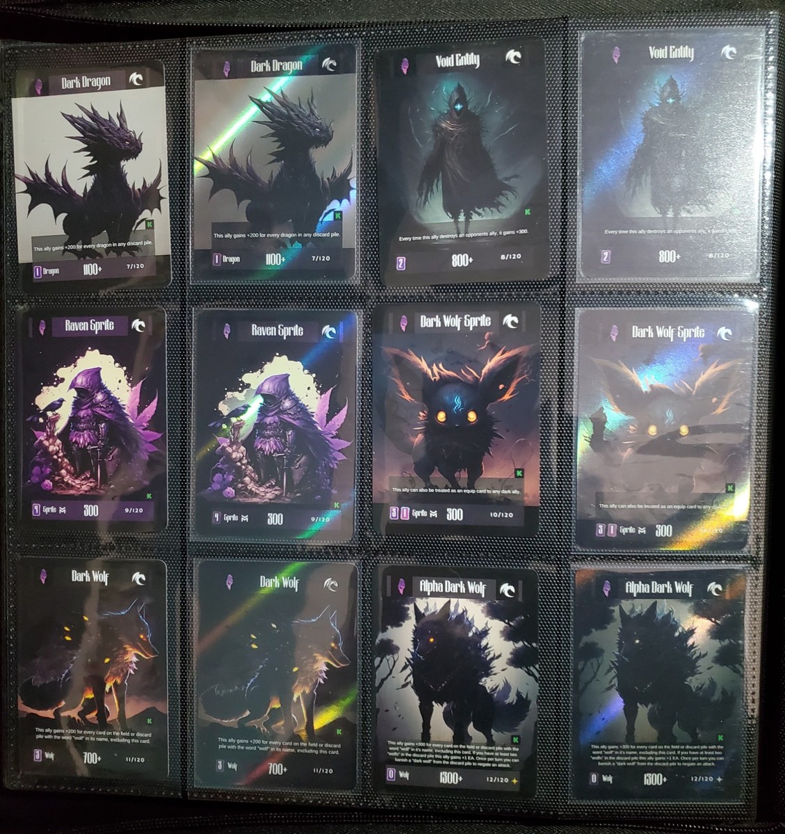 Knights And Summons Tcg Kickstarter Origins Complete Non-Holo And