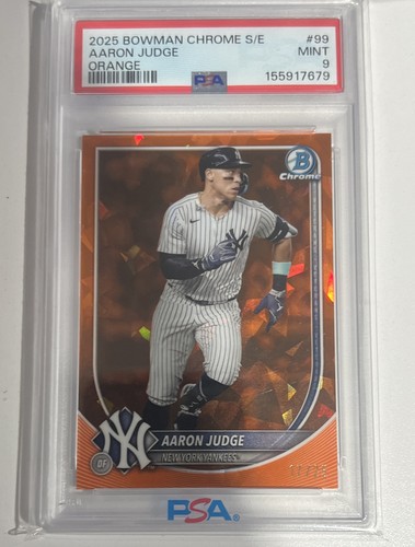 2025 Bowman Chrome Sapphire Edition - Aaron Judge #99 Orange /25