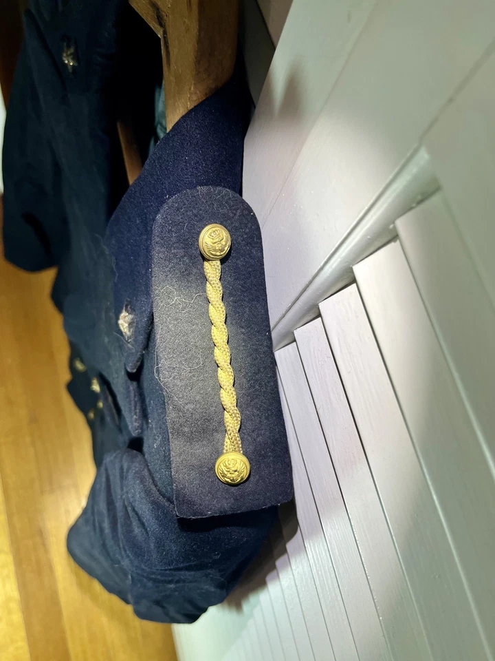 Chaqueta Original Oficiales de la Marina Real Italiana Segunda Guerra Mundial Foto 4 de 4