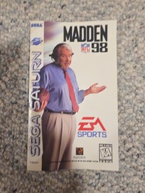 Madden NFL 98 (Sega Saturn, 1997) CIB Tested