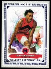 Scottie Barnes - 2023-24 Topps Motif Gallery Cert. Ultramarine Blue /49 #10
