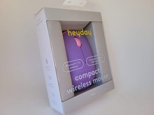 Heyday Compact Wireless Mouse New Bluetooth enabled - Purple/Pink