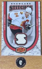 Jamie Lundmark 2006 Fleer Flair Showcase Stitches #SS-LU Calgary Flames