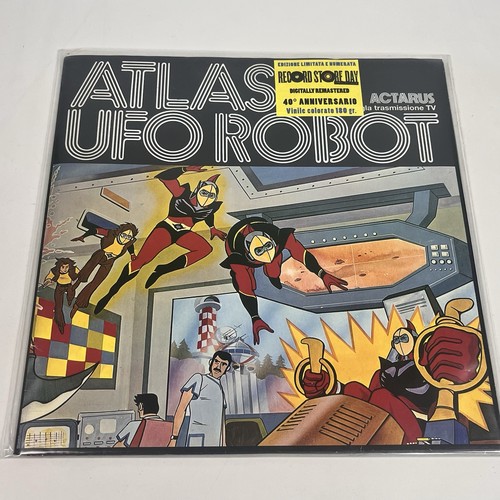 Atlas UFO Robot Goldrake LP Vinile Rosa 180g Record Store Day 2018 2405/3000 prezzo ebay
