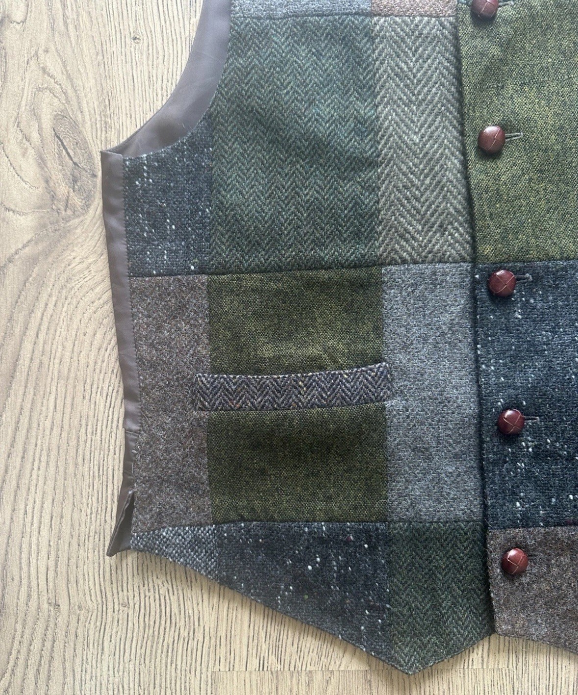 Jonathan Richard Ireland - Patchwork Wool Vest (S… - image 4