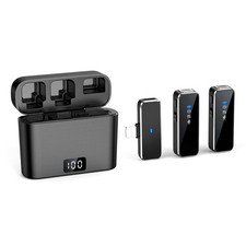 Lavalier Microphone Portable Lavalier Microphone Dual Channel Audio Video5179