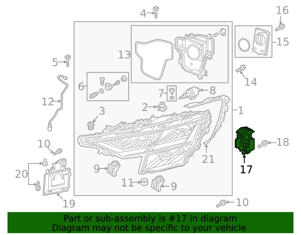 Подлинный светодиодный блок Audi 4M8-941-475 - Изображение 4 из 4
