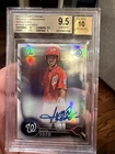 JUAN SOTO BGS 9.5 2016 BOWMAN CHROME 1ST PROSPECT REFRACTOR RC AUTO /499 10 auto