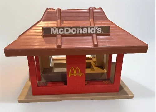 Vintage McDonald’s Restaurant Playset Building Playskool 70s 80s Fast Food Toy