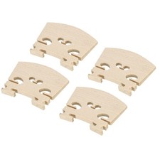 1/2 Violin Bridge Maple Wood Violin Parts for 1/2 Violin, Pack of 4