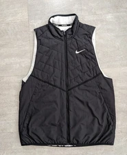 Nike Therma-FIT Running Black Vest Jacket Men’s  Size Medium 