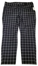 NEW Old Navy Pixie High-Rise Never-Fade Pants Women  s 18 38X26 Black Plaid NWT