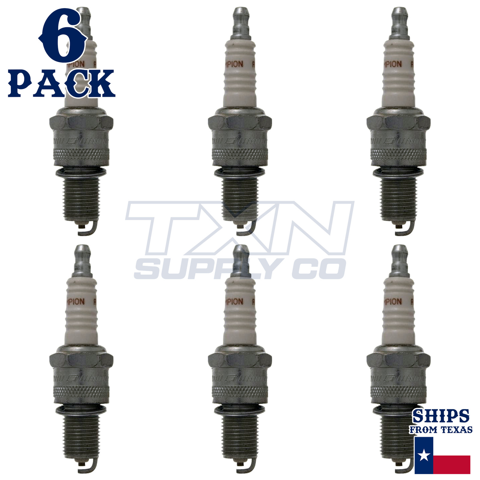 Champion 302 Spark Plugs 6 Pack
