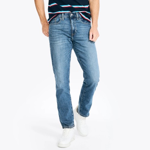 NWT Nautica Men's Original Relaxed Straight Stretch Denim Jeans 4 Colors All Siz - Picture 18 of 55