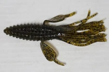 50 - 4" Beaver Bug Soft Plastic Bass Fishing Bait/Lures - Color: Green Pumpkin