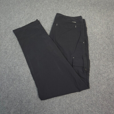 Kathmandu Pants womens 12 Black Nylon stretch Hiking Outdoor Sport Size 12