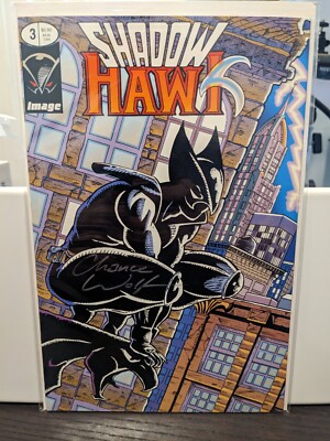 Shadowhawk #3 Image Comics 1993 Signed Chance Wolf Inker NM