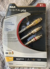 RCA Digital Plus 9 Foot S Video and Stereo Au...