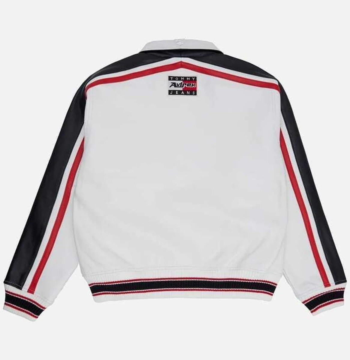 white avirex jacket