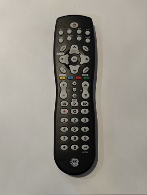 GE 25008 General Electric 8-Device Universal Black Remote Control 7252 CL3 1421