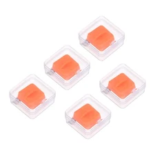Paper Cutter Replacement Blade, 5 Pcs Hidden Trimmer Blade Refill Parts, Orange