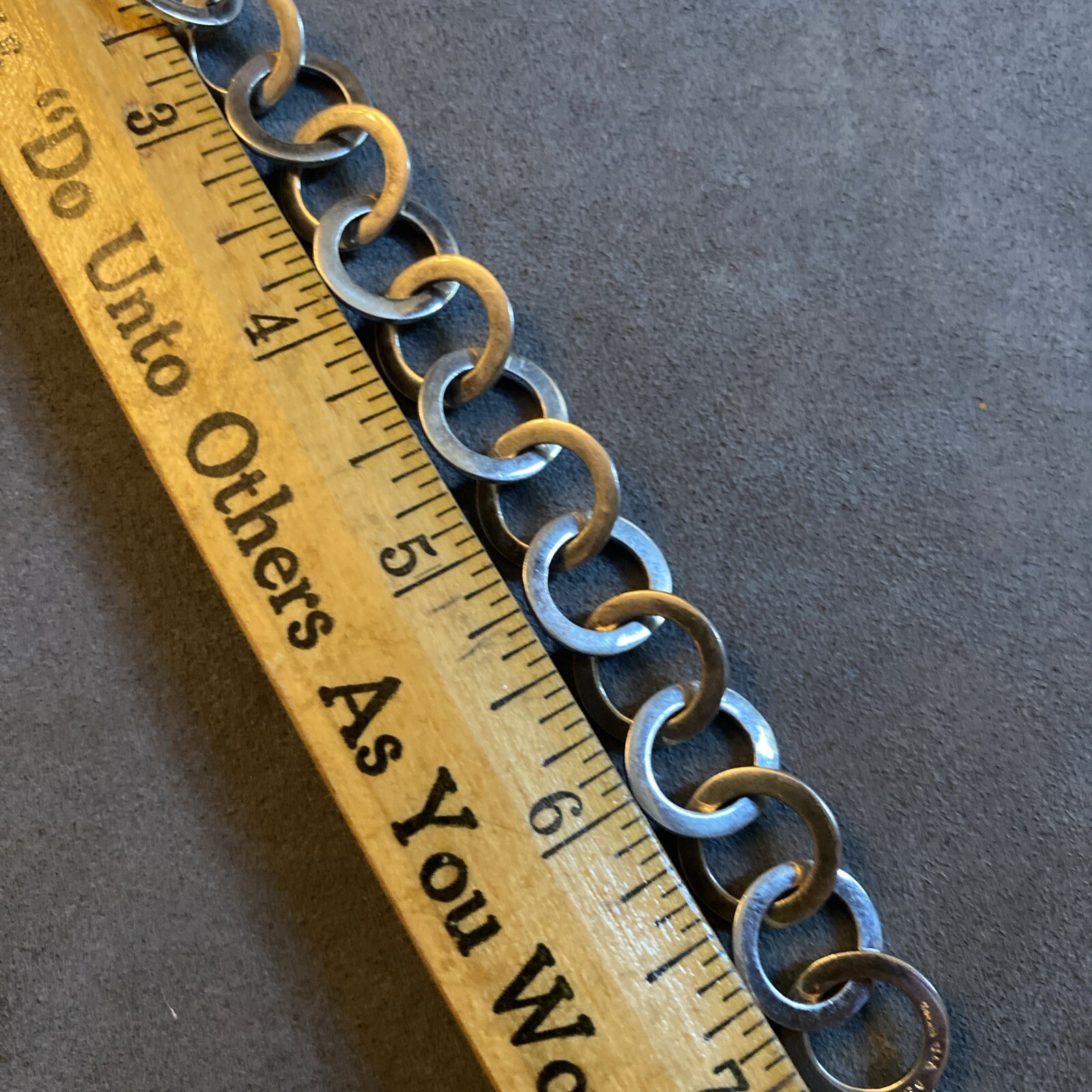 Canada Sterling Silver 925 Interlocking Circle Ch… - image 5