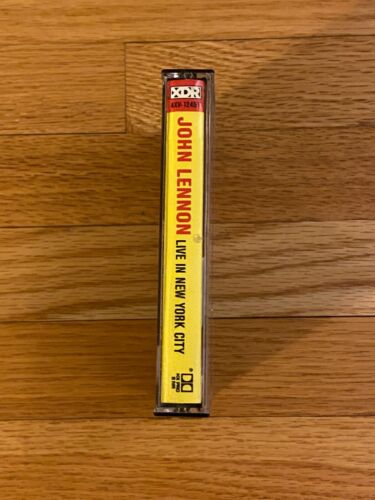 John Lennon Live in New York City Cassette Tape 1986 Classic Rock The Beatles - Picture 2 of 7