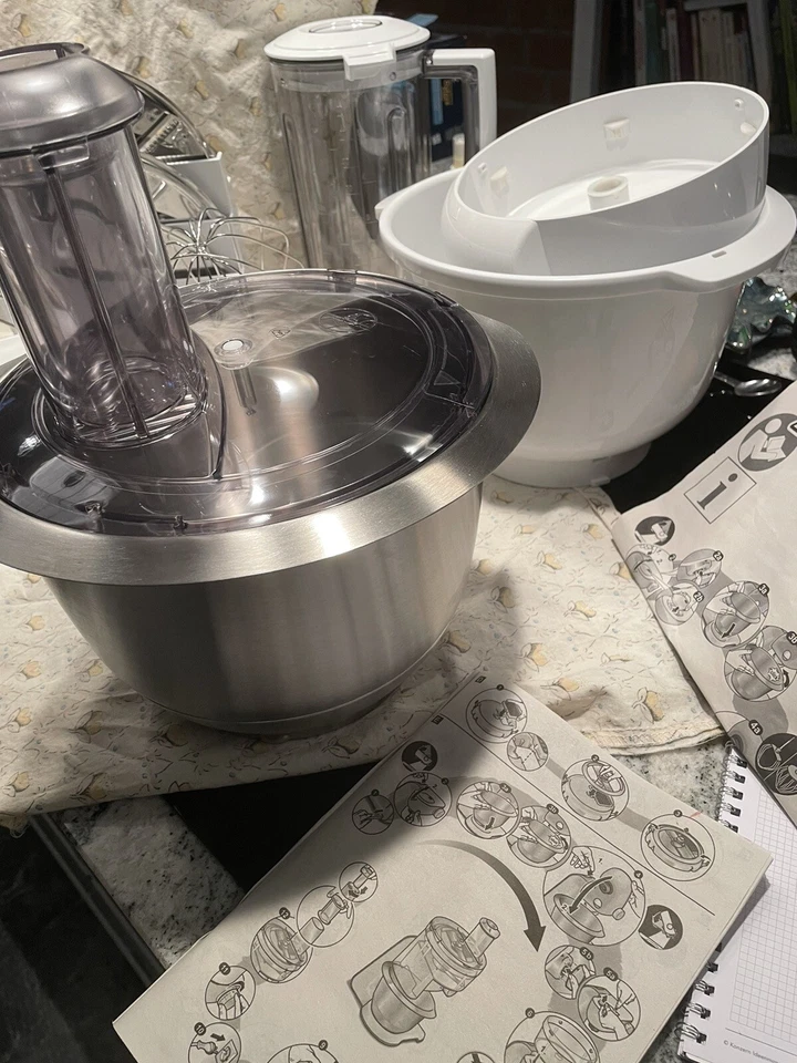 Bosch MUM5 900W 3,9L - Weiß/Silber (MUM56340), Neuwertig - Bild 4 von 4