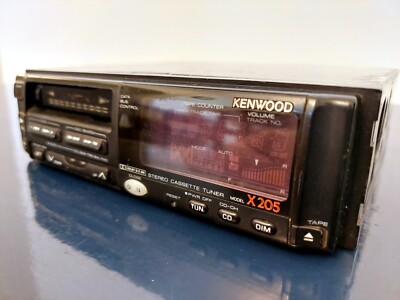 Legendary 1990 Kenwood X205 / KRC JDM 1 DIN In-Dash Cassette