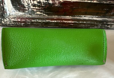 Kate Spade New York Sunglasses Eyeglasses Case Green Faux  display picture 3