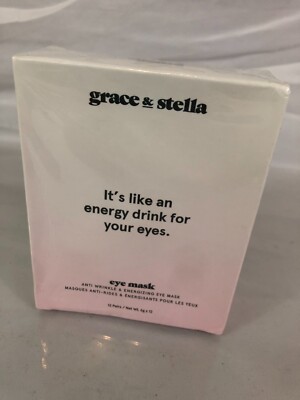 Grace & Stella Anti Wrinkle & Energizing Eye Masks - 12 Pair 3.5'' X 4.5'' X 1.5''