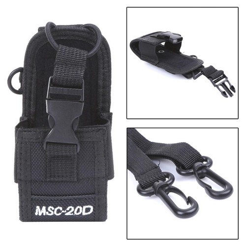 Two Way Radio Holder Holsters Nylon Belt Bag Nylon Belt Case Bag - Zdjęcie 5 z 8
