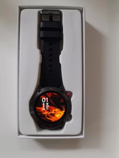 LEMFO smart watch mens, good quality, worn only handful of times, all paperwork - Image 2 of 4