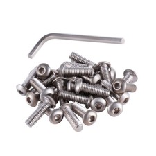 Button Head Socket Cap Screws Allen Bolts Hex Drive carbon/Stainless Steel