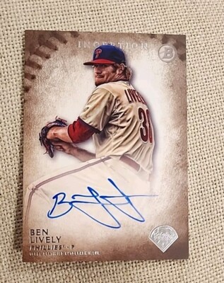 2015 Bowman Inception Prospect Auto Ben Lively #PA-BL Auto PHILLIES