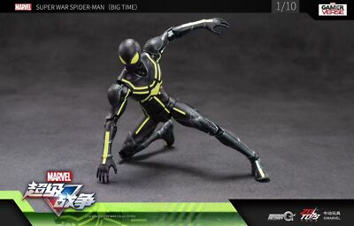 NEW ZD Toys Marvel Super War Figure Big time Suit Spider-Man
