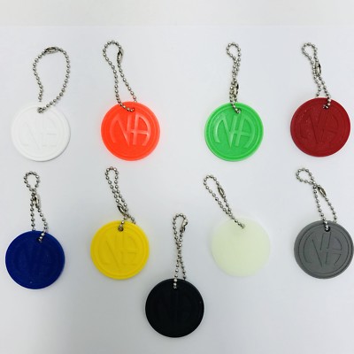 NARCOTICS ANONYMOUS NA CHIP TAG  Recovery Just For Today 9 Piece 