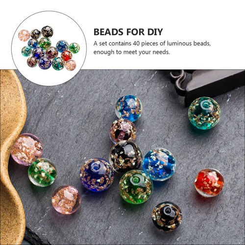 80 Pcs Glas Leuchtende Glasperlen Magnetische Für Armbänder - Bild 6 von 12