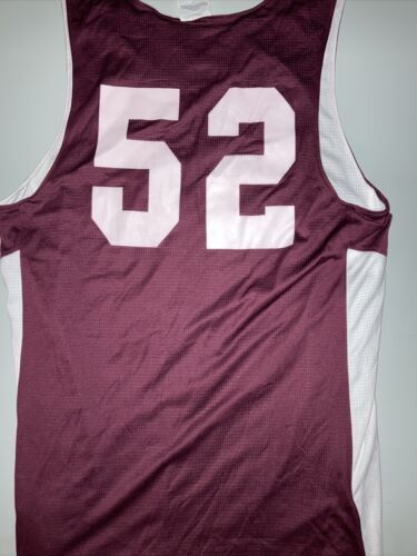 New W/O Tags Nike Reversible Basketball Practice Jerseys White/Maroon Sz. M - 第 7/11 張圖片