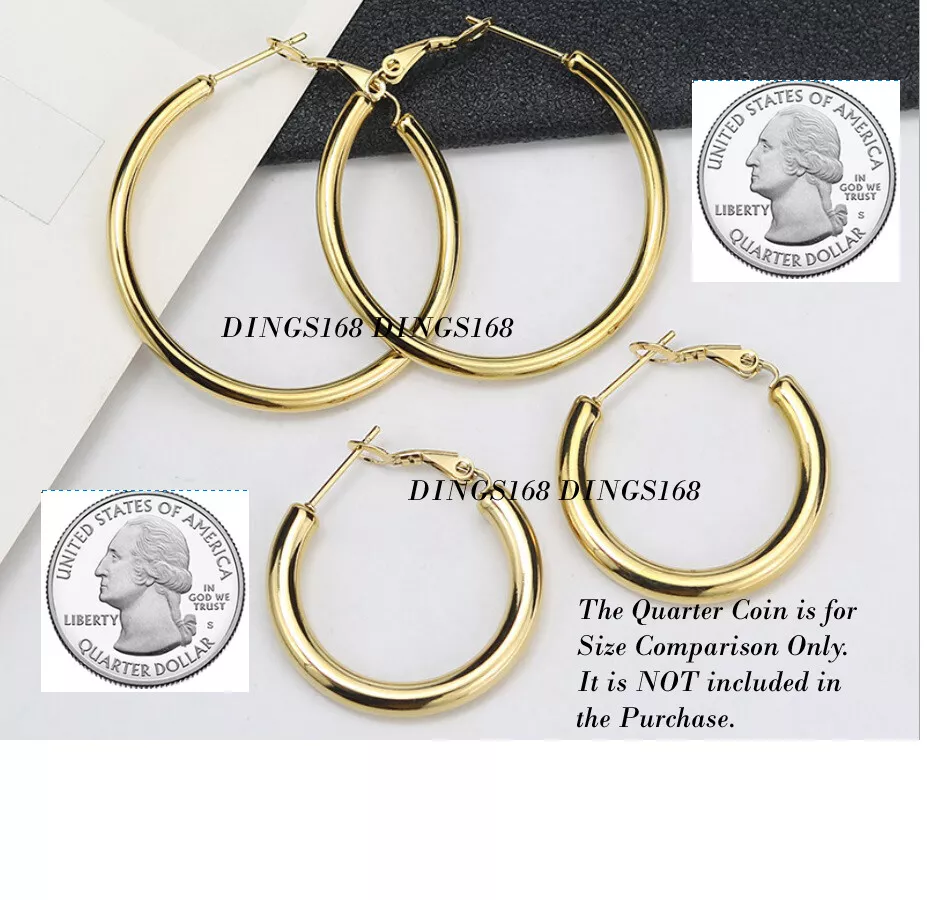 3 inch Gold Metal Rings Hoops for Crafts Bulk Wholesale 10 Pieces