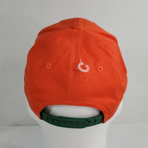 Adidas Jugend orange DBL Logo Baseball Mütze Kappe Snapback UM Miami Hurricanes LESEN - Bild 7 von 11