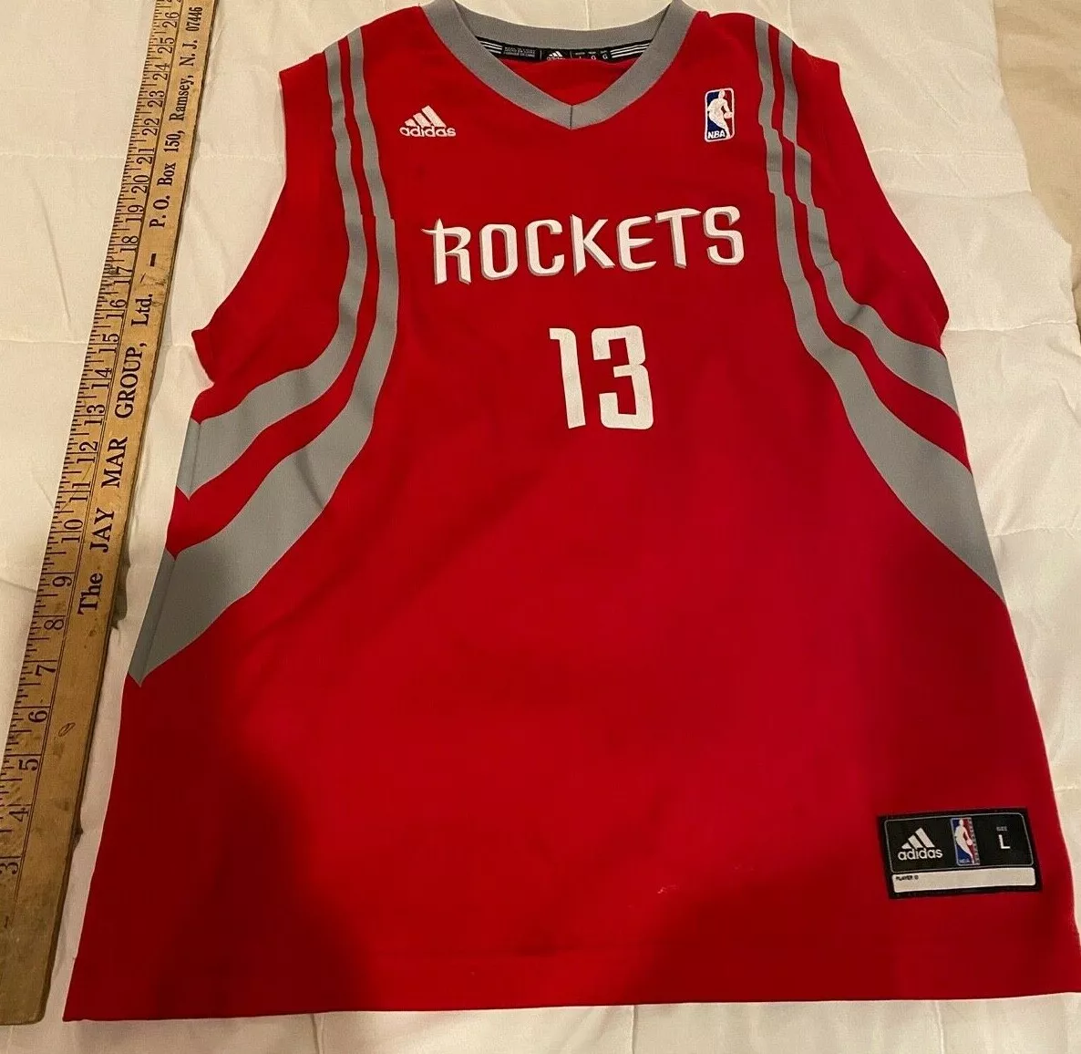 Houston Rockets James Harden #13 Adidas NBA Youth Red Jersey Size