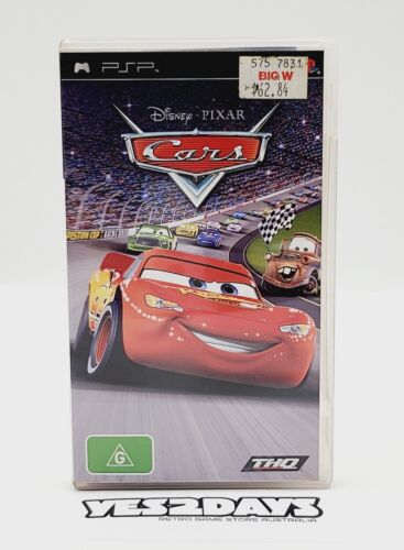 Disney Pixar Cars Sony PlayStation Portable PSP Complete With Manual - Foto 1 di 3