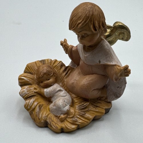 Fontanini By Roman "My First Creche" Starter Nativity Set 1989 Pink Angel 54109 - Picture 6 of 22