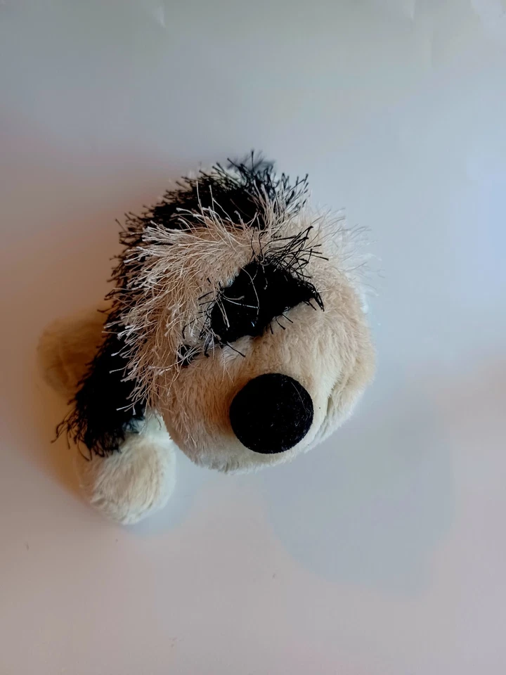 Ganz Webkinz VTG Lil Kinz Black & White Cheeky Dog Stuffed Animal Plush HM 192 - Image 2 of 4