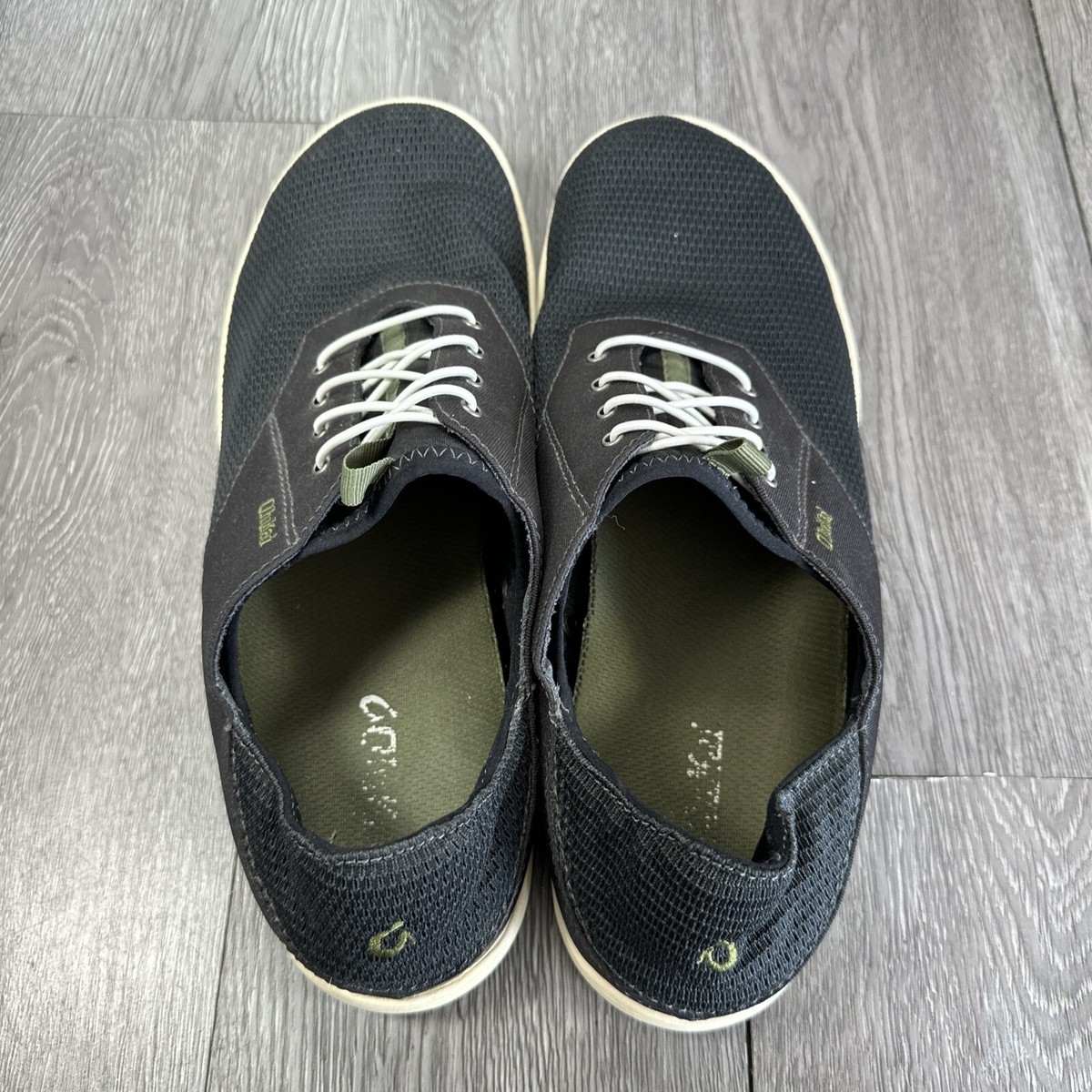 Olukai Nohea Moku Slip On Sneaker Black Casual Lace Boat  display picture 1
