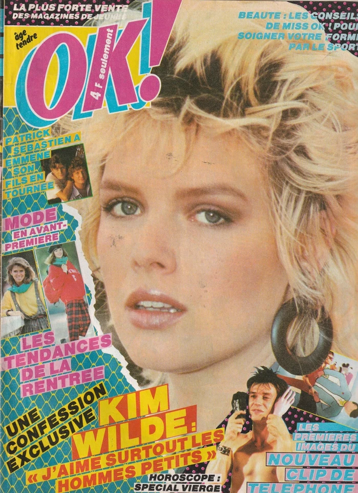 KIM WILDE TELEPHONE MARC LAVOINE PATRICK SEBASTIEN ELVIS PRESLEY - Photo 1/1