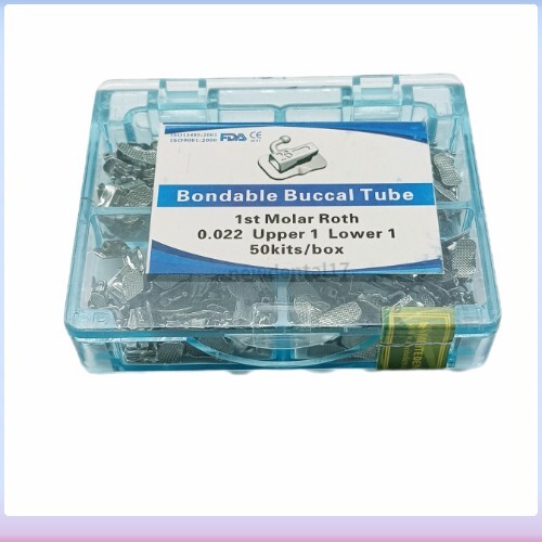 2 scatole tubo buccale ortodontico dentale 1° 2° Molare Roth MBT 022 base rete - Foto 14 di 15